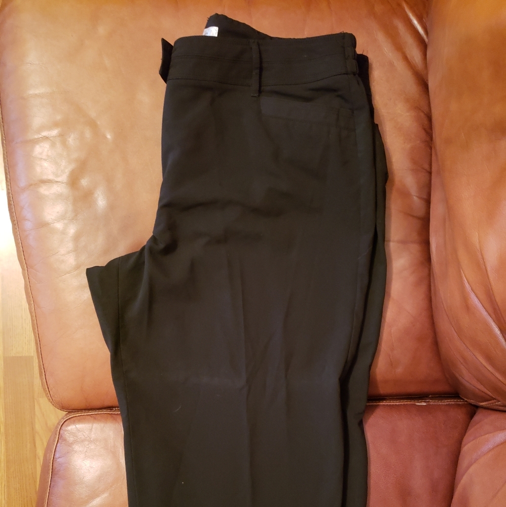 Black Cropped Dress Pants
